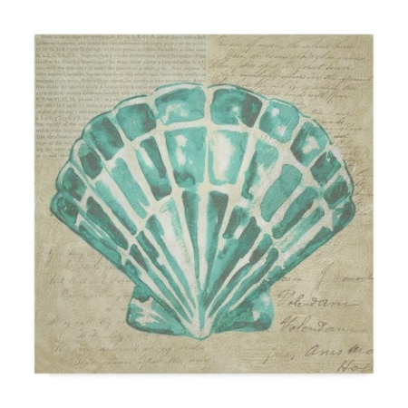 Chariklia Zarris 'Seafoam Shell Iii' Canvas Art,18x18